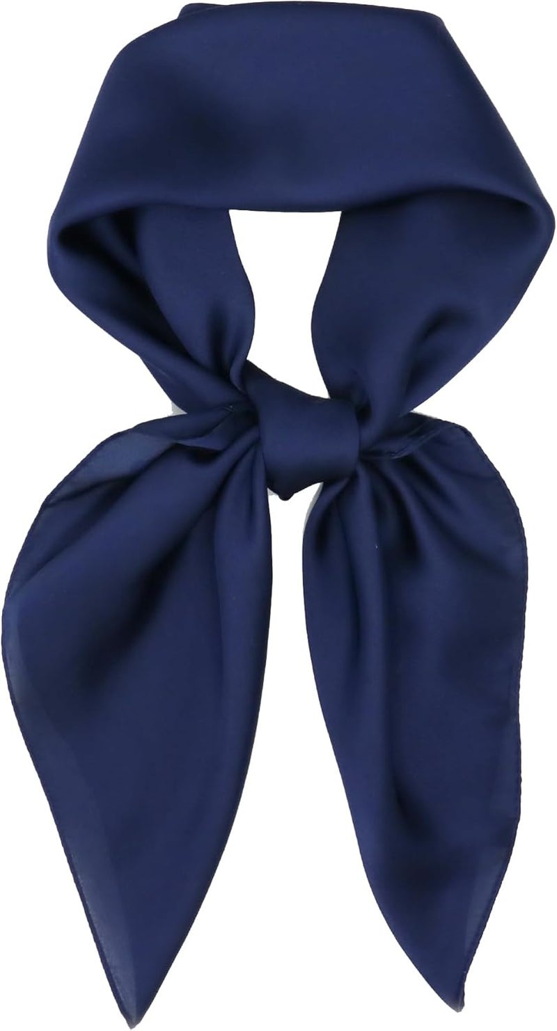 vimate Head Scarf for Women Hair 27'' Square Satin Silk Feeling Bnadana Neck Scarf Handbag Accessories Etc - Image 3